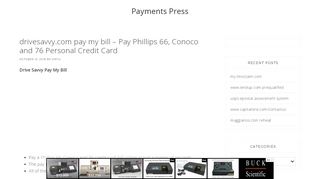 
                            7. drivesavvy.com pay my bill – Pay Phillips 66, …
