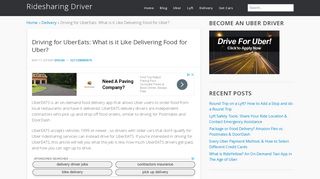 
                            8. Driving for UberEats: What is it Like Delivering Food for ...