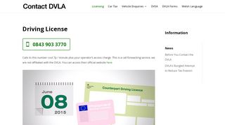 
                            3. Driving License - Contact DVLA