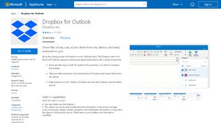 
                            6. Dropbox for Outlook - appsource.microsoft.com