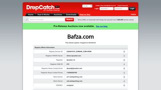 
                            8. DropCatch.com - Bafza.com