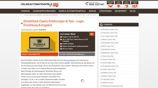 
                            8. DrückGlück Casino Erfahrungen & Test - Login, Einzahlung ...