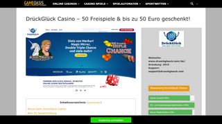 
                            7. DrückGlück Casino online - mit 50€ & 50 Freispielen zum ...