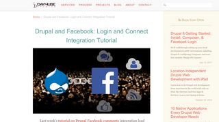 
                            1. Drupal and Facebook: Login and Connect …