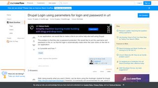 
                            6. Drupal Login using parameters for login and password in url