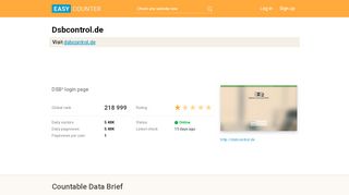 
                            5. Dsbcontrol.de: DSB² login page - Easy Counter