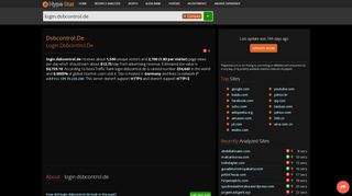 
                            8. Dsbcontrol.de - Login: login - traffic statistics - …