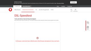 
                            9. DSL Speedtest - Vodafone