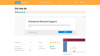 
                            3. Dsl-star.de: DSL-STAR Login - Easy Counter