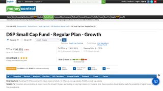 
                            8. DSP Small Cap Fund - Regular Plan - Growth [48.842] | DSP ...