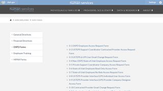 
                            4. DSPD Forms – Services for People with Disabilities
