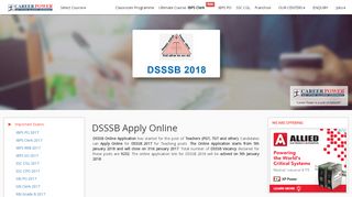
                            3. DSSSB Online 2018: Apply & Fill DSSSB Teaching Form