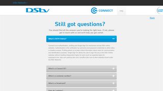 
                            4. DSTV Connect - Faq