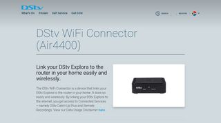 
                            6. DStv WiFi Connector (Air4400)