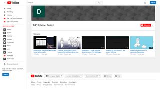 
                            4. D&T Internet GmbH - YouTube
