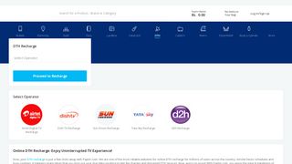 
                            8. DTH Recharge - Online DTH Recharge Offers ... - Paytm.com