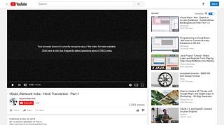 
                            9. DubLi Network India - Hindi Translation - Part 1 - YouTube