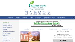 
                            8. Dublin - Harford County Public Schools - School Profile