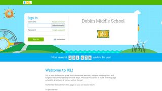 
                            4. Dublin Middle School - IXL