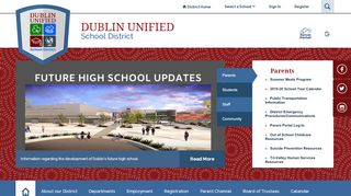 
                            9. Dublin Unified School District / Homepage