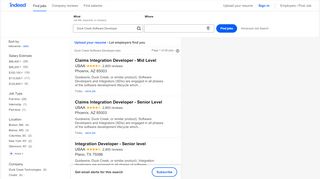 
                            2. Duck Creek Software Developer Jobs, Employment - Indeed