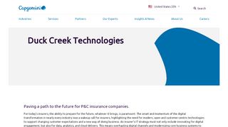 
                            8. Duck Creek Technologies - Capgemini