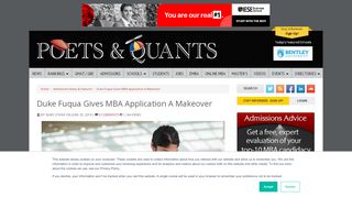 
                            3. Duke Fuqua Gives MBA Application A Makeover