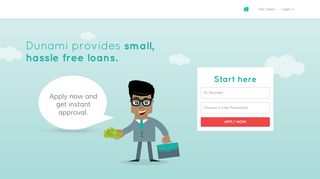 
                            6. Dunami | Small hassle free loans | Earn Extra Cash