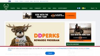 
                            5. Dunkin Donuts Rewards Program | Milwaukee Bucks