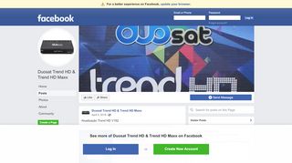 
                            9. Duosat Trend HD & Trend HD Maxx - Posts | Facebook