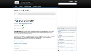 
                            5. DuoSTATION MDM | Enterprise iOS