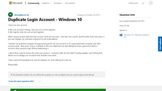 
                            5. Duplicate Login Account - Windows 10 - Microsoft …