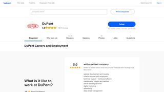 
                            6. DuPont Careers and Employment | Indeed.co.za