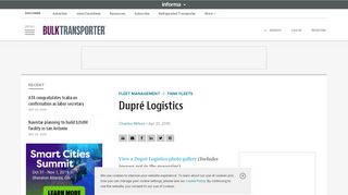 
                            9. Dupré Logistics | DUPRE Logistics LLC | Bulk Transporter