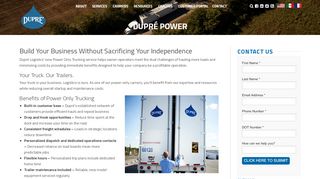 
                            7. Dupré Power - Join Our Team Today - Dupré Logistics