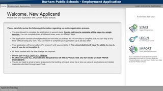 
                            5. Durham Public Schools - Employment Application