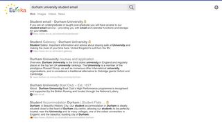 
                            7. durham university student email - Eureka - Eureka - www.eu