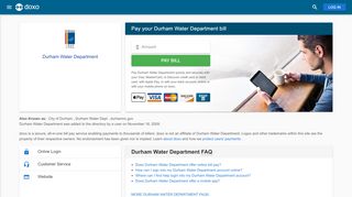 
                            8. Durham Water Department | Pay Your Bill Online | …