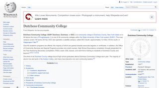 
                            7. Dutchess Community College - Wikipedia