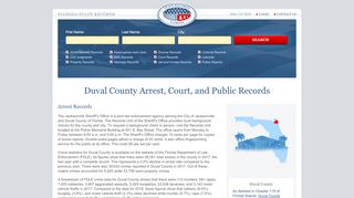 
                            9. Duval County Arrest, Court, and Public Records - Florida State Records