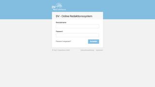 
                            7. DV - Online Redaktionssystem - dvb.srl.24hoster.com