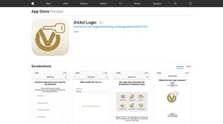 
                            4. DVAG Login on the App Store