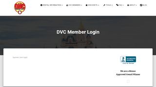 
                            1. DVC Member Login - DVC Rental Store | Disney Vacation Club ...