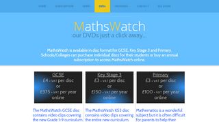 
                            6. DVDs - mathswatch.co.uk