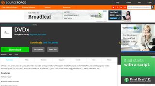 
                            8. DVDx download | SourceForge.net