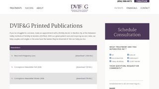 
                            5. DVIF&G Printed Publications · Fertility Doctor · Delaware Valley ...