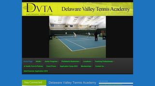 
                            6. dvta.com - Delaware Valley Tennis Academy