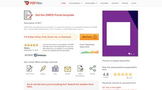 
                            5. DWES Portal Doc Template | PDFfiller