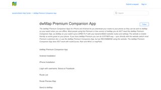 
                            9. dwMap Premium Companion App – dynamicWatch Help Center