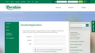 
                            7. Dwolla Registration - Veridian
